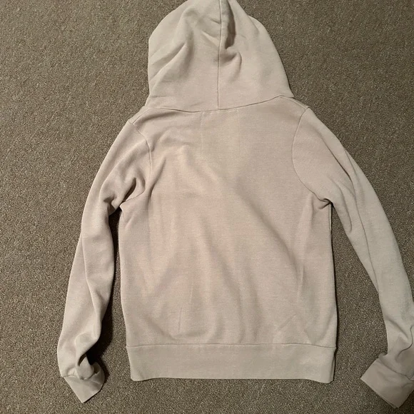 Aviator Nation Beige Hoodie with Rainbow Accents - Picture 3 of 3